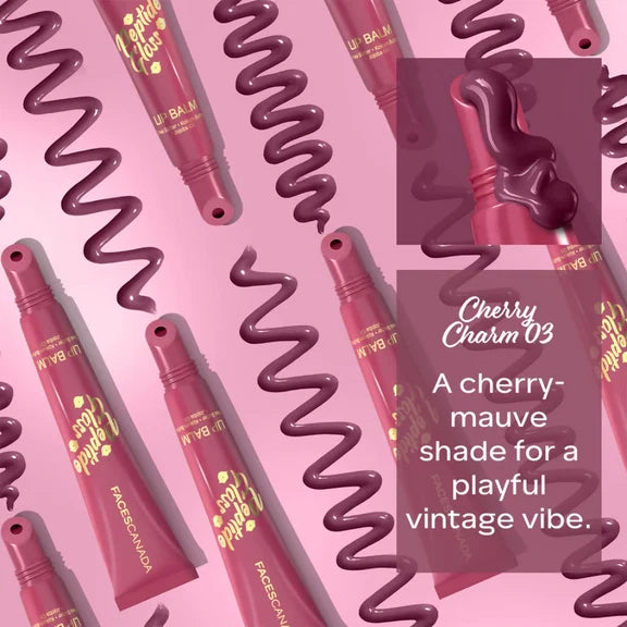 Faces Canada Peptide Gloss Lip Balm - Cherry Charm 03 - 10 gm