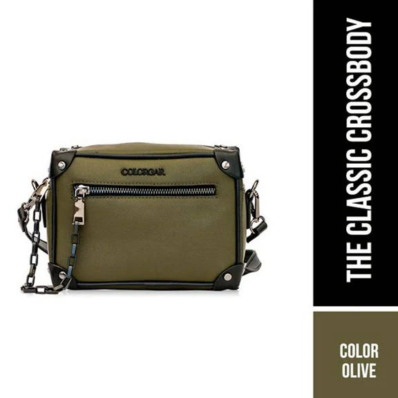 Colorbar Pouch The Classic Crossbody - Olive - 1 Pouch