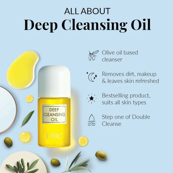 DHC Beauty Deep Cleansing Oil, Makeup Remover For All Skin Types - 30 ml