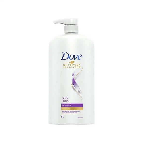 Dove Daily Shine Shampoo + Shine Serum With UV Protection - combo