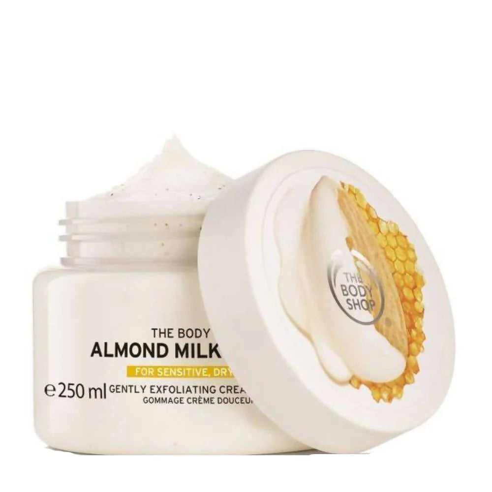 The Body Shop Almond Milk & Honey Gently Exfoliating Cream Scrub -