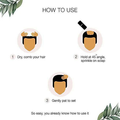 Kerrato Hair Fibres For Thinning Hair (Natural Black) - 4 gm
