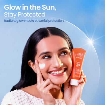 Lotus Herbals Safesun Ultrarx Glow Essence Sunscreen SPF 30 PA++++ - 50 gm