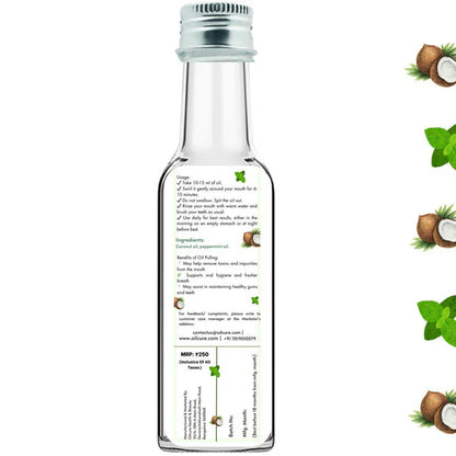 Oilcure Coconut Peppermint Oil Pulling - 100 ml