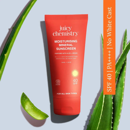 Juicy Chemistry Moisturising Mineral Sunscreen SPF 40 PA++++ - 50 gm