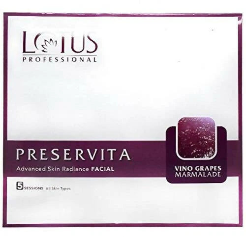 Lotus Professional Preservita Vino Grapes Marmalade Advanced Skin Radiance Facia