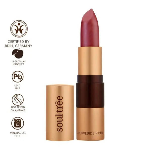 Soultree Ayurvedic Lipstick Iced Plum 520 - 4 gm