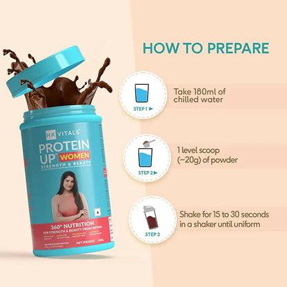 HK Vitals ProteinUp Women-Chocolate Flavor - 400 gm