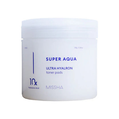 Missha Super Aqua Ultra Hyalron Toner Pads - 180 gm