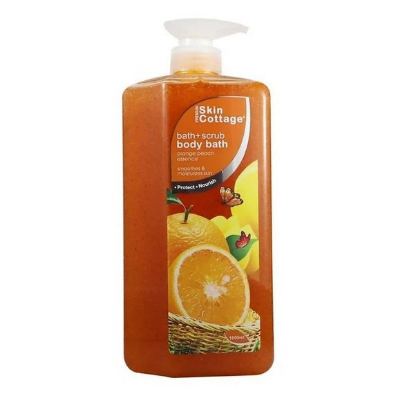 Skin Cottage Body Bath Scrub Orange Peach Essence - 400 ml