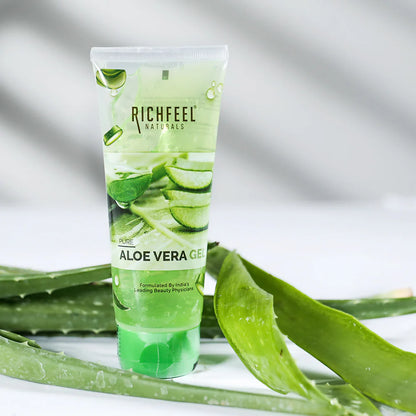 Richfeel Pure Aloe Vera Gel For Face Skin & Hair - 100 ml