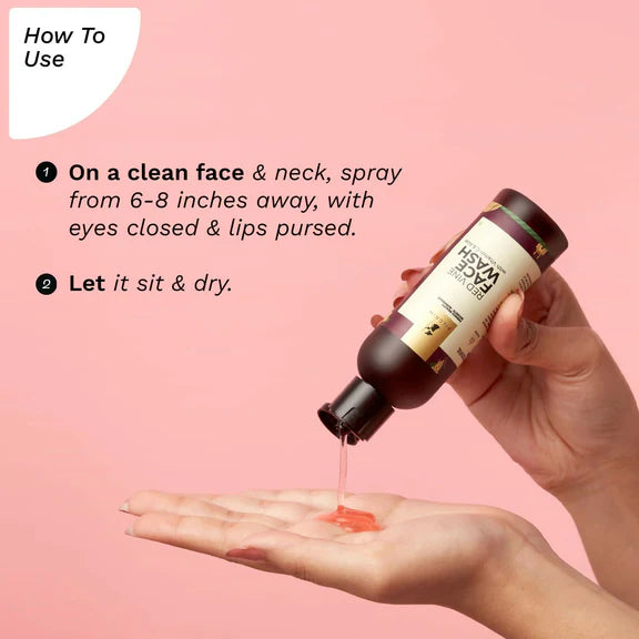 Pilgrim Red Vine Face Mist & Toner Spray with Vitamin B3 and Aloe, For Anti Ageing, Glowing Skin - 100 ml