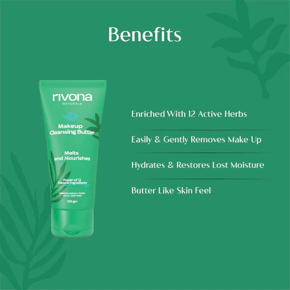 Rivona Naturals Makeup Cleansing Butter - 100 gm