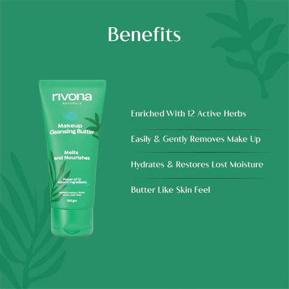 Rivona Naturals Makeup Cleansing Butter - 100 gm