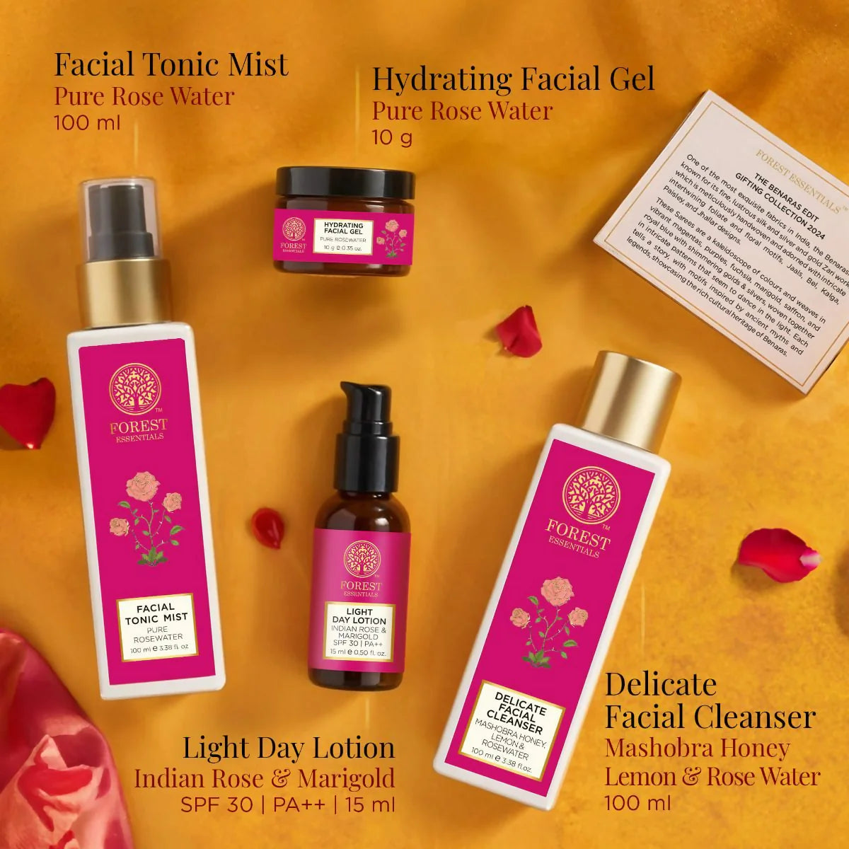 Forest Essentials Patina Rose Glow Kit Gift Box -Gift Box