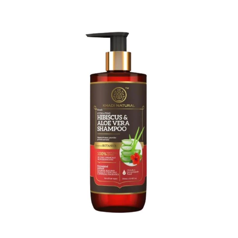 Khadi Natural Hibiscus & Aloevera Shampoo - 310 ml