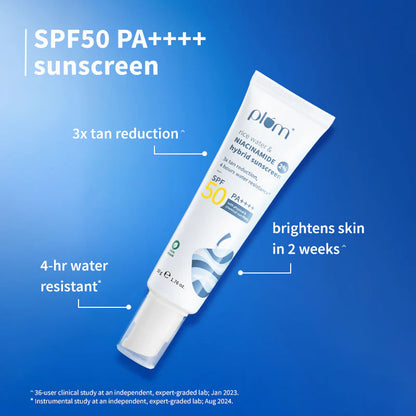Plum CSM Combo - Saffron Face Wash Saffron Moisturizer & Niacinamide & Rice Water SPF Sunscreen - combo
