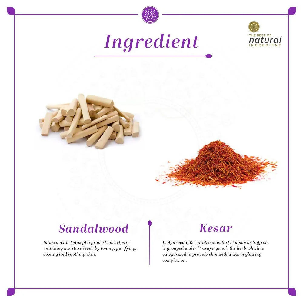Khadi Natural Sandalwood & Kesar Moisturizer - 210 ml