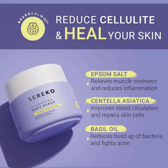 Sereko Clarifying Gentle Exfoliation Body Scrub - 100 gm