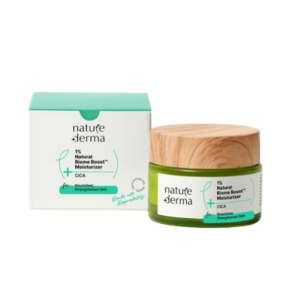 Nature Derma 1% Natural Biome-Boost Moisturizer With CICA - 50 ml