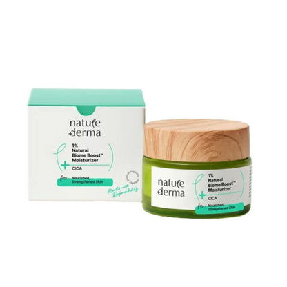 Nature Derma 1% Natural Biome-Boost Moisturizer With CICA - 50 ml