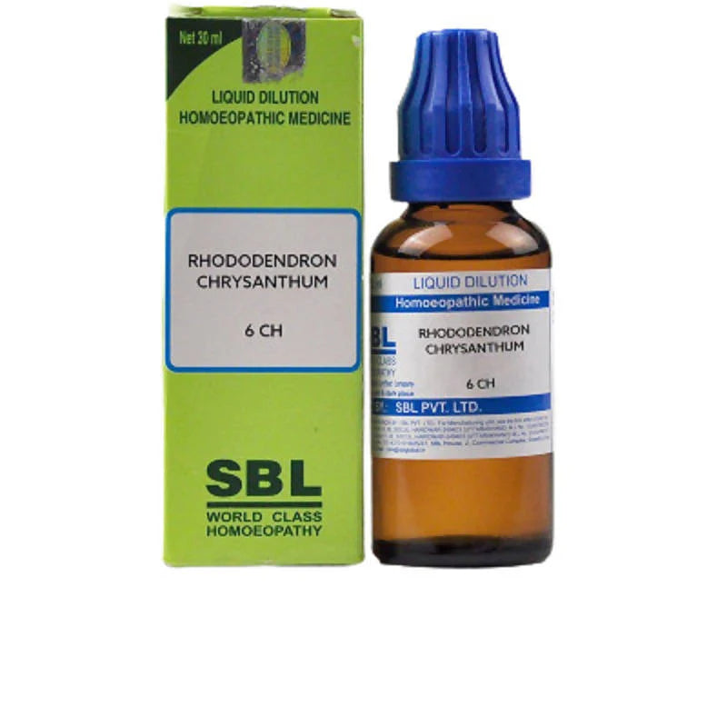 SBL Homeopathy Rhododendron Chrysanthum Dilution -3 CH