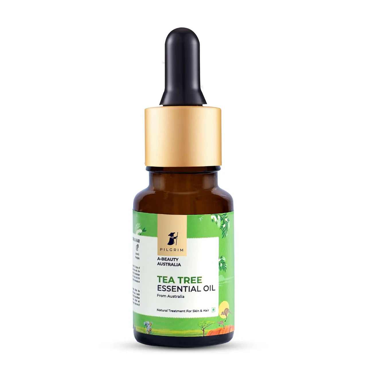 Pilgrim Australian Tea Tree Essential Oil For Hair, Skin Care, Acne & Pimples