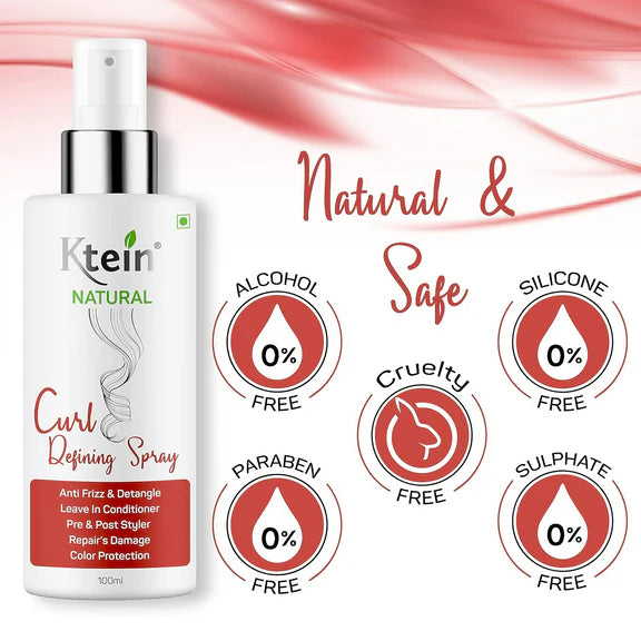 Ktein Natural Curl Defining Spray - 100 ml