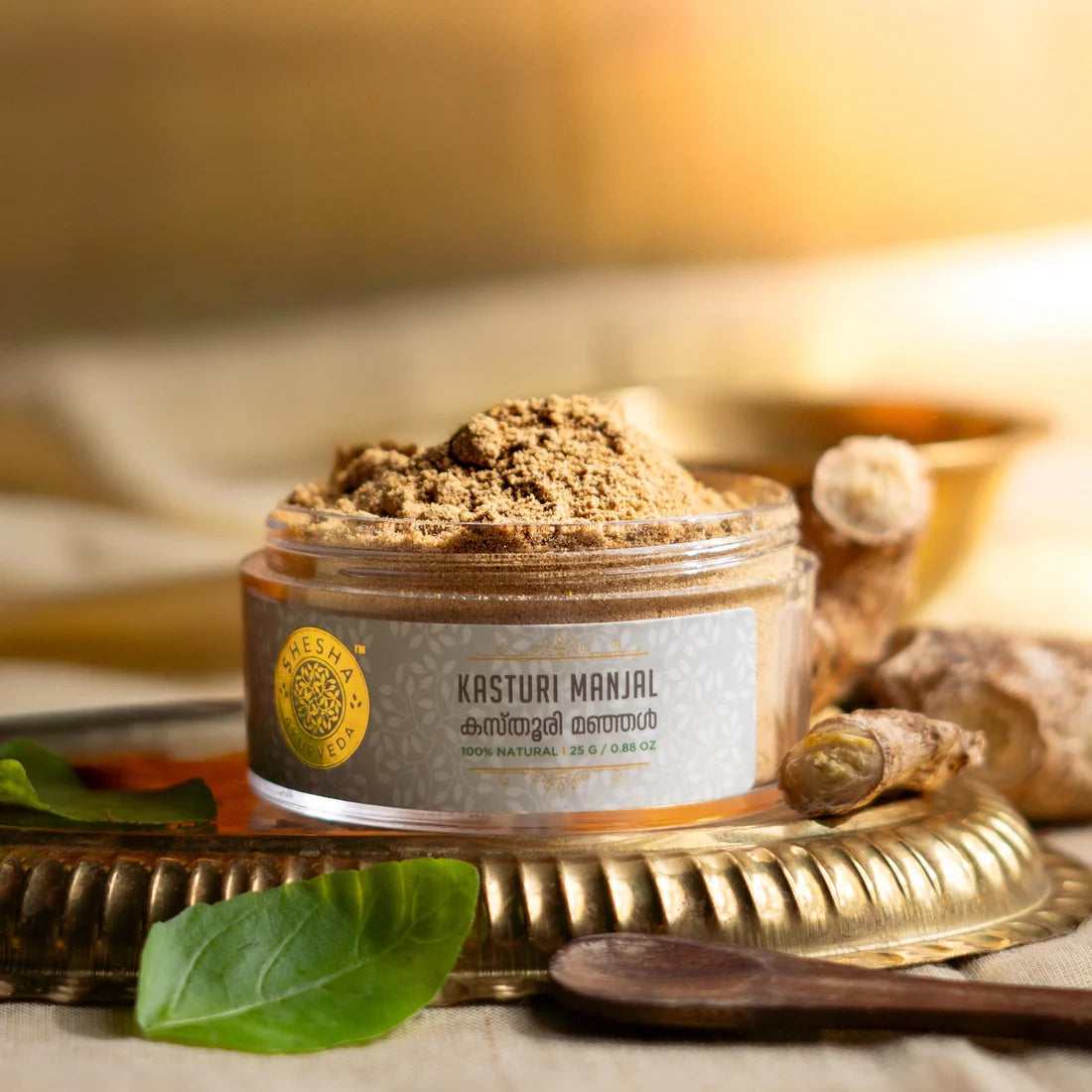 Kasturi Manjal (Musk Turmeric Powder) Skin Brightening & Tan Removal Face Pack for All Skin Type 25Gs