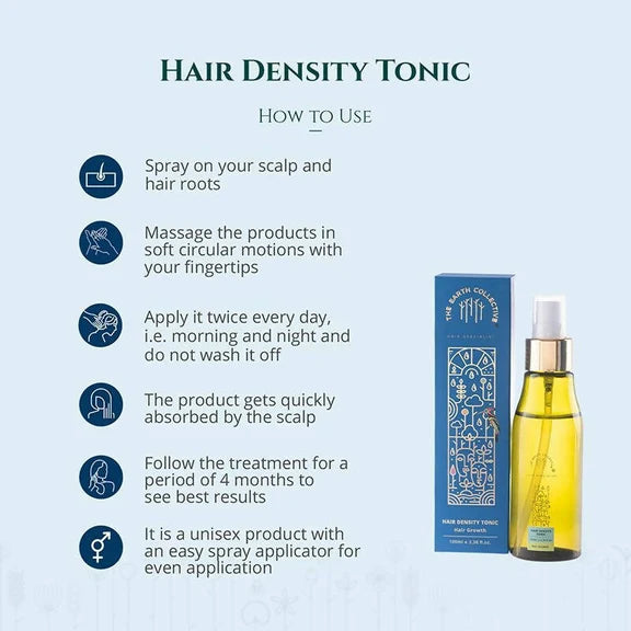 The Earth Collective Hair Density Tonic - Hair Growth - 100 ml