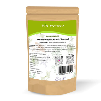 Amla Powder | Indian Gooseberry for Hair Growth – 100g | Natural Scalp Cleanser, Strengthens Roots & Promotes Hair Volume