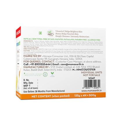 Mamaearth Vitamin C Moisturizing Lotion Soap