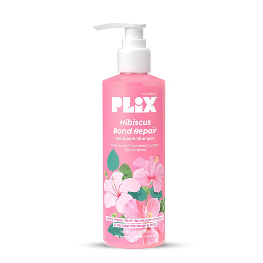 PLIX The Plant Fix Hibiscus Bond Repair Advanced Shampoo For Damaged, Frizzy Hair -200 ml