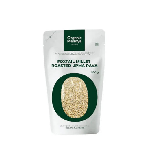 Organic Mandya Foxtail Millet Roasted Upma Rava - 500 gm