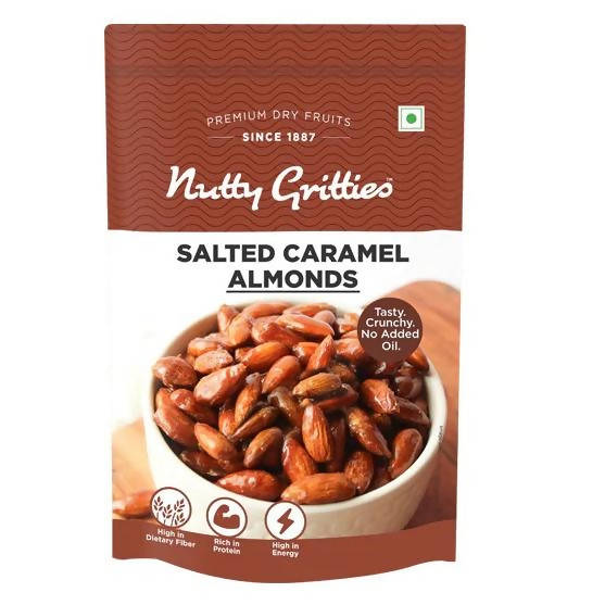 Nutty Gritties Salted Caramel Almonds - 100 gm