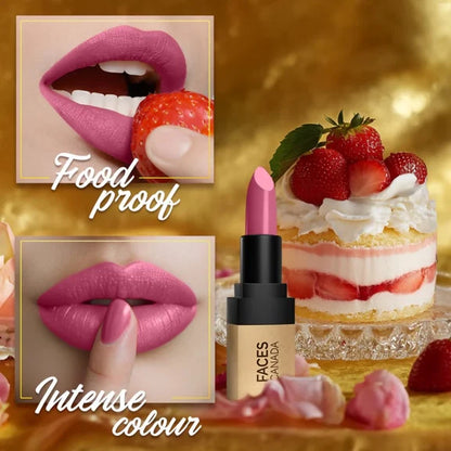 Faces Canada Comfy Matte Velvet Touch Lipstick - Strawberry Shortcake 10 - 4.2 gm