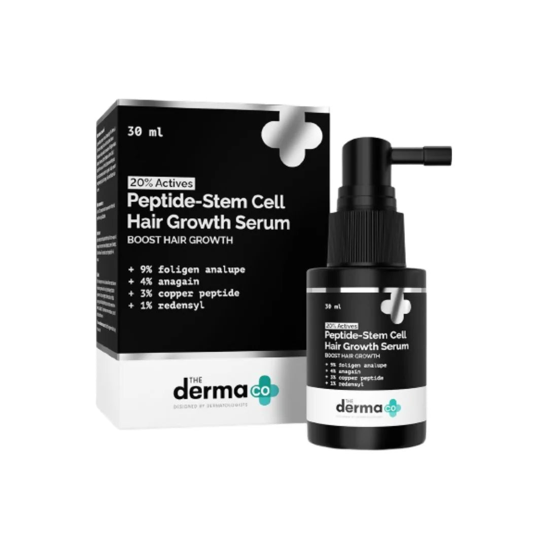 The Derma Co 20% Actives Peptide Stem Cell Hair Growth Serum