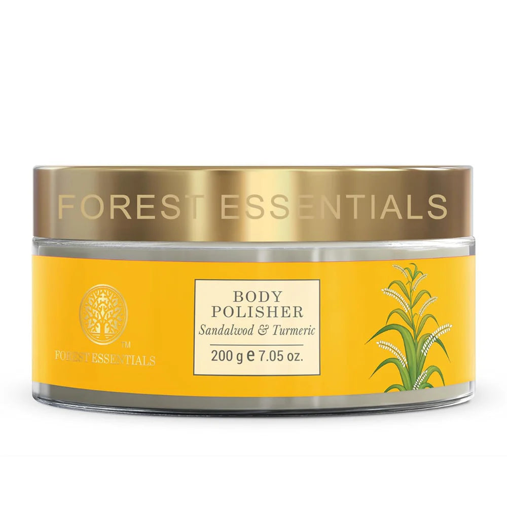 Forest Essentials Body Polisher Sandalwood & Turmeric