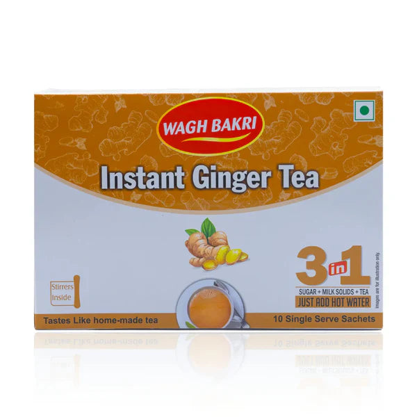 Wagh Bakri Ginger Instant Tea Premix - 80 gm