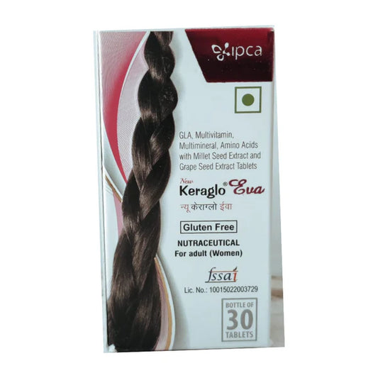 Ipca Keraglo Eva Tablets For Hair Growth - 10 tabs
