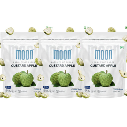 Moon Freeze Dried Custard Apple Cubes