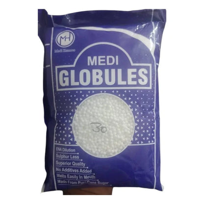 Medi Homeopathy Globules/ Blank Pellets (Size 30) - 450 gm