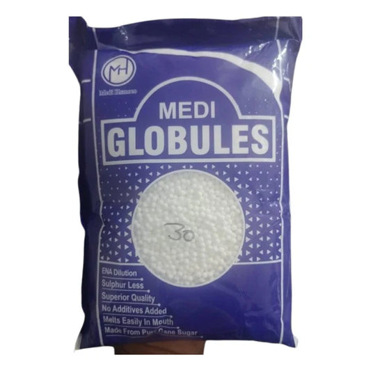 Medi Homeopathy Globules/ Blank Pellets (Size 30) - 450 gm