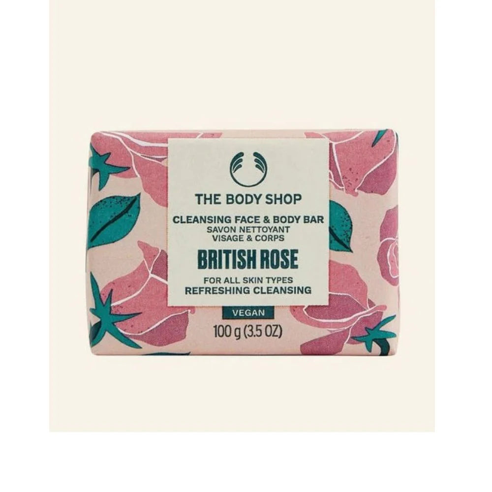 The Body Shop British Rose Exfoliating Soap
