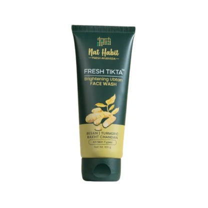 Nat Habit Brightening Ubtan Tikta Face Wash - 100 gm