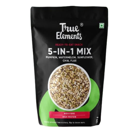 True Elements 5 in 1 Super Seeds Mix - 125 gm