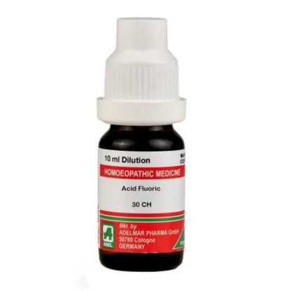 Adel Homeopathy Acid Fluoric Dilution (10 ml) -30 CH