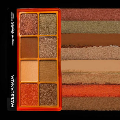 Faces Canada Magneteyes 8 in 1 Eyeshadow Palette - The Minimalists - 6.4 gm