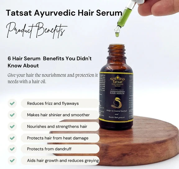 Tatsat Ayurvedic Neelibhringadi Exquisite Hair Serum - 30 ml