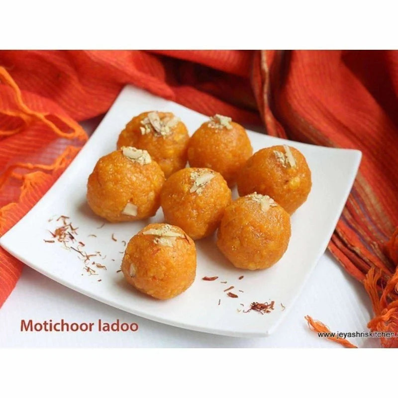 Pulla Reddy Motichoor Laddu / Motichoor Laddu | Indian Sweets Motichoor Ladoo with Pure Ghee By G Pulla Reddy Sweets